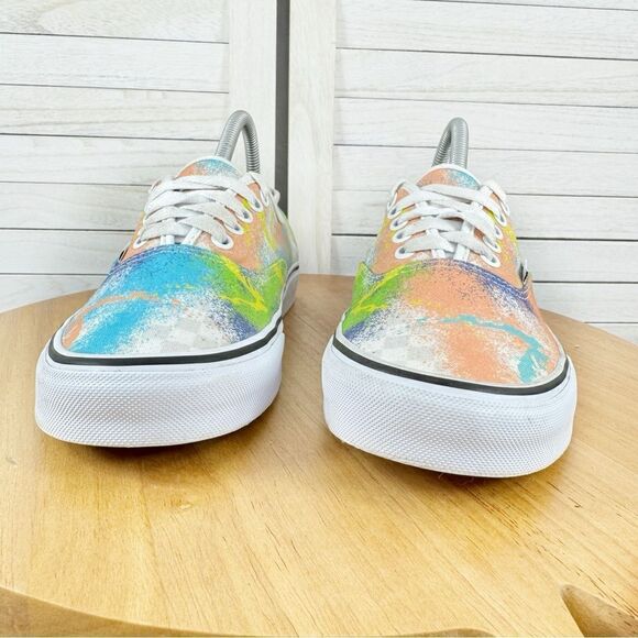 Vans Authentic Retro Mart Pastel Spray Paint Lace Up Sneakers 7.5 Men 9 Women - Picture 5 of 10